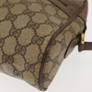 GUCCI GG Supreme Web Sherry Line Shoulder Bag PVC Beige 56 02 005 Auth ep11392-15