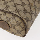 GUCCI GG Supreme Web Sherry Line Shoulder Bag PVC Beige 56 02 005 Auth ep11392-16