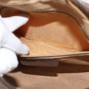 GUCCI GG Supreme Web Sherry Line Shoulder Bag PVC Beige 56 02 005 Auth ep11392-21