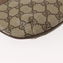 GUCCI GG Supreme Shoulder Bag PVC Beige Gold Auth ep11393-15