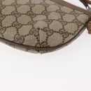 GUCCI GG Supreme Shoulder Bag PVC Beige Gold Auth ep11393-16