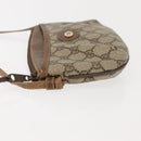 GUCCI GG Supreme Shoulder Bag PVC Beige Gold Auth ep11393-4