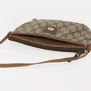 GUCCI GG Supreme Shoulder Bag PVC Beige Gold Auth ep11393-6