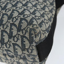 Christian Dior Trotter Canvas Shoulder Bag Navy Silver Auth ep11395-14