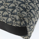 Christian Dior Trotter Canvas Shoulder Bag Navy Silver Auth ep11395-9