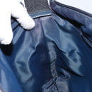 Christian Dior Trotter Canvas Shoulder Bag Navy Silver Auth ep11395-19