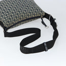 Christian Dior Trotter Canvas Shoulder Bag Navy Silver Auth ep11395-7