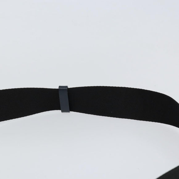 Christian Dior Trotter Canvas Shoulder Bag Navy Silver Auth ep11395