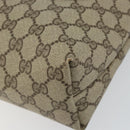 GUCCI GG Supreme Web Sherry Line Tote Bag PVC Beige 56 02 003 Auth ep11398-9