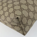 GUCCI GG Supreme Web Sherry Line Tote Bag PVC Beige 56 02 003 Auth ep11398-16