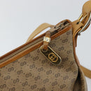 GUCCI Micro GG Supreme Shoulder Bag PVC Beige Gold 001 256 1324 Auth ep11400-10