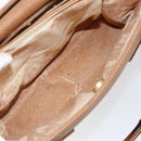 GUCCI Bamboo Hand Bag Suede Beige Gold 002 2058 0260 Auth ep11402-16