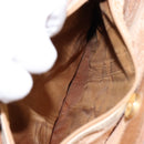 GUCCI Bamboo Hand Bag Suede Beige Gold 002 2058 0260 Auth ep11402-21