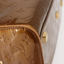 LOUIS VUITTON Monogram Vernis Tompkins Square Bag Bronze M91103 LV Auth ep11403-9