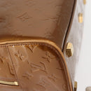 LOUIS VUITTON Monogram Vernis Tompkins Square Bag Bronze M91103 LV Auth ep11403-15
