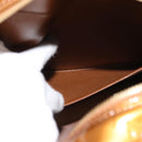 LOUIS VUITTON Monogram Vernis Tompkins Square Bag Bronze M91103 LV Auth ep11403-20