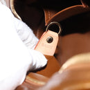 LOUIS VUITTON Monogram Vernis Tompkins Square Bag Bronze M91103 LV Auth ep11403-12