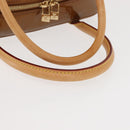 LOUIS VUITTON Monogram Vernis Tompkins Square Bag Bronze M91103 LV Auth ep11403-7
