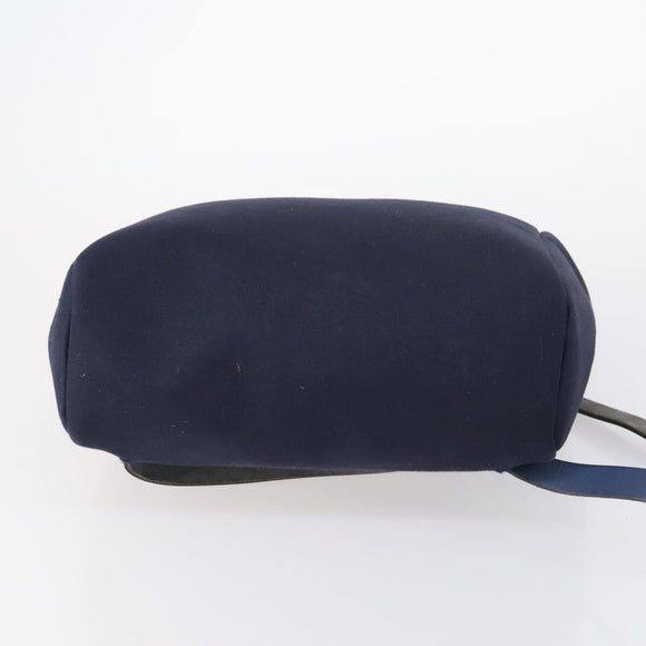 HERMES Herbag Backpack Canvas 2way Navy Auth ep11406