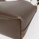 GUCCI Bamboo Hand Bag Leather Brown Gold 001 2058 1883 0 Auth ep11407-14