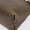 GUCCI Bamboo Hand Bag Leather Brown Gold 001 2058 1883 0 Auth ep11407-16