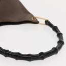 GUCCI Bamboo Hand Bag Leather Brown Gold 001 2058 1883 0 Auth ep11407-7