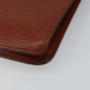 LOUIS VUITTON Epi Monceau 28 Hand Bag Brown M52123 LV Auth ep11411-17