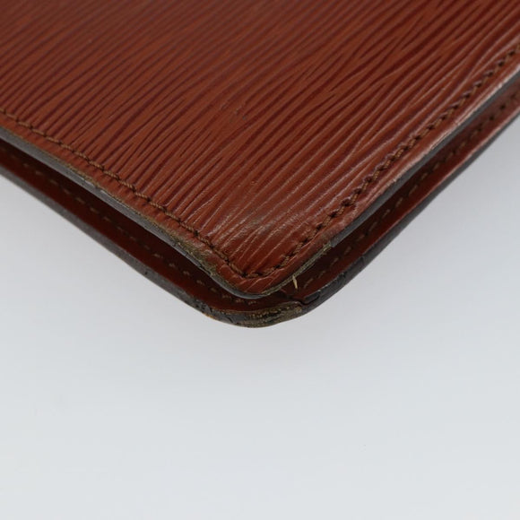 LOUIS VUITTON Epi Monceau 28 Hand Bag Brown M52123 LV Auth ep11411