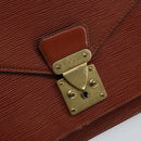 LOUIS VUITTON Epi Monceau 28 Hand Bag Brown M52123 LV Auth ep11411-19