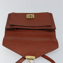 LOUIS VUITTON Epi Monceau 28 Hand Bag Brown M52123 LV Auth ep11411-20