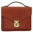 LOUIS VUITTON Epi Monceau 28 Hand Bag Brown M52123 LV Auth ep11411-13