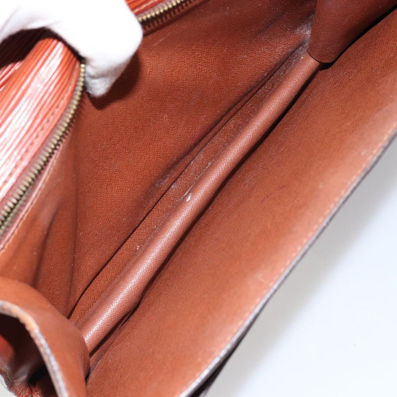 LOUIS VUITTON Epi Monceau 28 Hand Bag Brown M52123 LV Auth ep11411