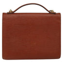 LOUIS VUITTON Epi Monceau 28 Hand Bag Brown M52123 LV Auth ep11411-2
