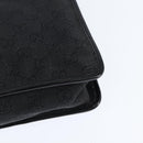 GUCCI GG Canvas Umhängetasche Schwarz Silber 91762 Auth ep11415-16