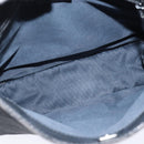 GUCCI GG Canvas Shoulder Bag Black Silver 91762 Auth ep11415-11