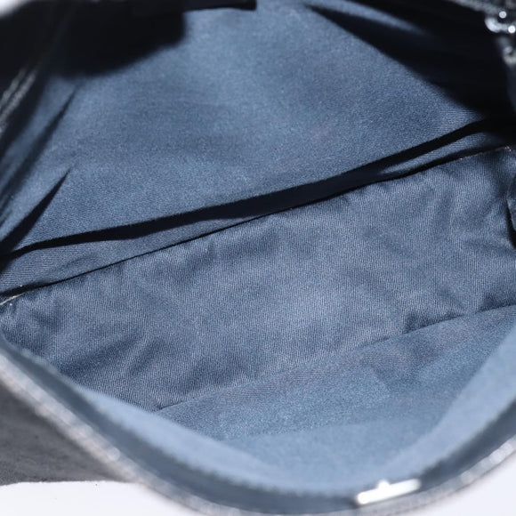 GUCCI GG Canvas Shoulder Bag Black Silver 91762 Auth ep11415