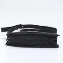 GUCCI GG Canvas Shoulder Bag Black Silver 91762 Auth ep11415-5