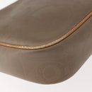 Christian Dior Trotter Canvas Shoulder Bag Beige Gold Auth ep11416-9