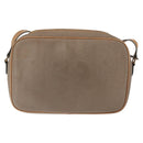 Christian Dior Trotter Canvas Shoulder Bag Beige Gold Auth ep11416-2