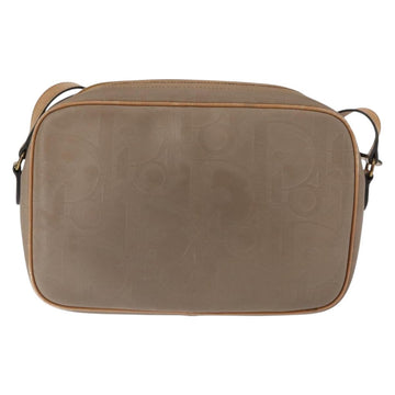 Christian Dior Trotter Canvas Shoulder Bag Beige Gold Auth ep11416 - 0