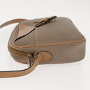 Christian Dior Trotter Canvas Shoulder Bag Beige Gold Auth ep11416-4