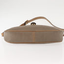 Christian Dior Trotter Canvas Shoulder Bag Beige Gold Auth ep11416-5