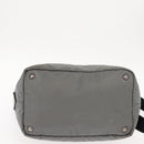 PRADA Hand Bag Nylon 2way Black Gray Auth ep11418-6