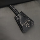 PRADA Hand Bag Nylon 2way Black Gray Auth ep11418-21
