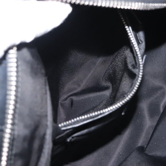 PRADA Hand Bag Nylon 2way Black Gray Auth ep11418