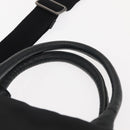 PRADA Hand Bag Nylon 2way Black Gray Auth ep11418-14