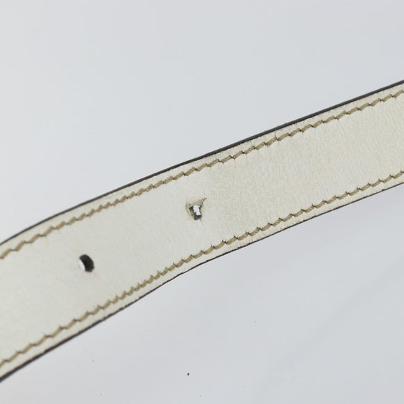 GUCCI GG Canvas Sherry Line Shoulder Bag PVC White Red Navy 153244 Auth ep11420