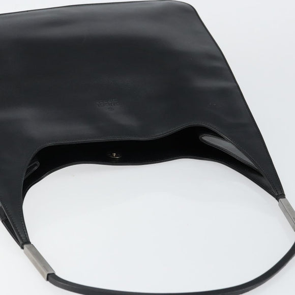 GUCCI Shoulder Bag Leather Black 001 3167 Auth ep11421
