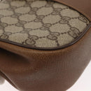 GUCCI GG Supreme Web Sherry Line Shoulder Bag PVC Beige 116 02 024 Auth ep11422-9