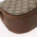 GUCCI GG Supreme Web Sherry Line Shoulder Bag PVC Beige 116 02 024 Auth ep11422-15
